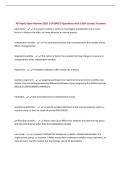 AP Psych Exam Review 2026 &vert; UPDATED Questions with 100&percnt; Correct Answers &NewLine;