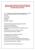 MGT103 FULL FINAL exAM LATesT 2026 AcTUAL QUesTIoNs ANd&NewLine;VerIFIed ANswers &lpar;LATesT 2026 &sol; 2027 UpdATe&rpar; A&plus; GrAde 100&percnt;&NewLine;GUArANTee VerIFIed by experTs 