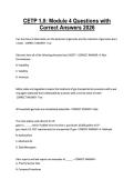 CETP 1&period;0&colon; Module 4 Questions with &NewLine;Correct Answers 2026