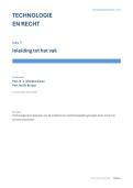 Uitgebreide samenvatting Technologie en Recht &vert; KU Leuven &lpar;2026&rpar;