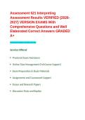 Assessment&comma; Testing&comma; and Diagnostic Process VERIFIED -2026-2027- VERSION Package Deal&period;