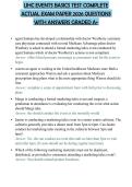 UHC EVENTS BASICS TEST COMPLETE&NewLine;ACTUAL EXAM PAPER 2026 QUESTIONS&NewLine;WITH ANSWERS GRADED A&plus;&NewLine;