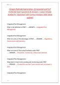 Oregon Pesticide Examination&colon; Ornamental and Turf &NewLine;Herbicide Exam Questions & Answers &vert; Latest Already &NewLine;Graded A&plus; &vert;Questions with Correct Answers 2026 latest &NewLine;update&excl;&excl;