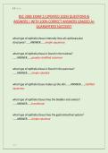 BSC 2085 EXAM 2 &lpar;UPDATED 2026&rpar; QUESTIONS & &NewLine;ANSWERS &vert; WITH 100&percnt; CORRECT ANSWERS GRADED A&plus; &NewLine;GUARANTEED SUCCESS&excl;&excl;