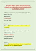 BSC 2085 EXAM 2 &lpar;UPDATED 2026&rpar; QUESTIONS & &NewLine;ANSWERS &vert; WITH 100&percnt; CORRECT ANSWERS GRADED A&plus; &NewLine;GUARANTEED SUCCESS&excl;&excl;