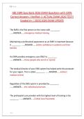 JIBC EMR Quiz Bank 2026 EXAM Questions with 100&percnt; &NewLine;Correct Answers &vert; Verified &vert;&vert; ACTUAL EXAM 2026 TEST&excl;&excl; &NewLine;Graded A&plus; &vert; 2025&vert;2026 EXAM UPDATE