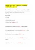 Illinois BOF State Exam with Questions and Verified Answers