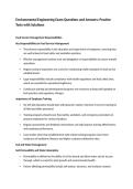 Environmental Engineering Exam Questions and Answers&colon; Practice Tests with Solutions