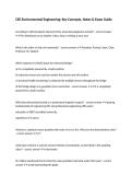 CEE Environmental Engineering&colon; Key Concepts&comma; Notes & Exam Guide