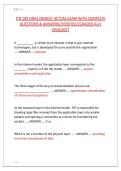 ITN 100 FINAL NEWEST ACTUAL EXAM WITH COMPLETE &NewLine;QUESTIONS & ANSWERS&sol;&sol;VERIFIED&sol;&sol;GRADED A&plus;&sol;&sol; &NewLine;2026&sol;2027