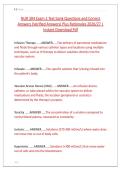NUR 304 Exam 1 Test bank Questions and Correct &NewLine;Answers &lpar;Verified Answers&rpar; Plus Rationales 2026&sol;27 &vert; &NewLine;Instant Download Pdf