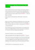 EDPNA Sample Test With Questions and Answers 