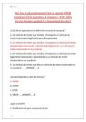 Nys tow truck endorsement test in spanish EXAM &NewLine;&lpar;updated 2026&rpar; Questions & Answers &vert; With 100&percnt; &NewLine;Correct Answers graded A&plus; Guaranteed Success&excl;&excl; 