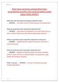 Rope rescue awareness and operations Exam &NewLine;comprehensive questions fully solved & updated &lpar;Latest &NewLine;Update 2026&rpar; UPDATE&excl;&excl; 