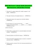 MAE 488 Exam 1 Study Guide &lpar;Questions &NewLine;with Answers&rpar; &vert; Brand New Version