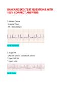 BAYCARE EKG TEST QUESTIONS WITH 100&percnt; CORRECT ANSWERS