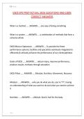 EXOS XPS PREP ACTUAL 2026 QUESTIONS AND 100&percnt; &NewLine;CORRECT ANSWERS
