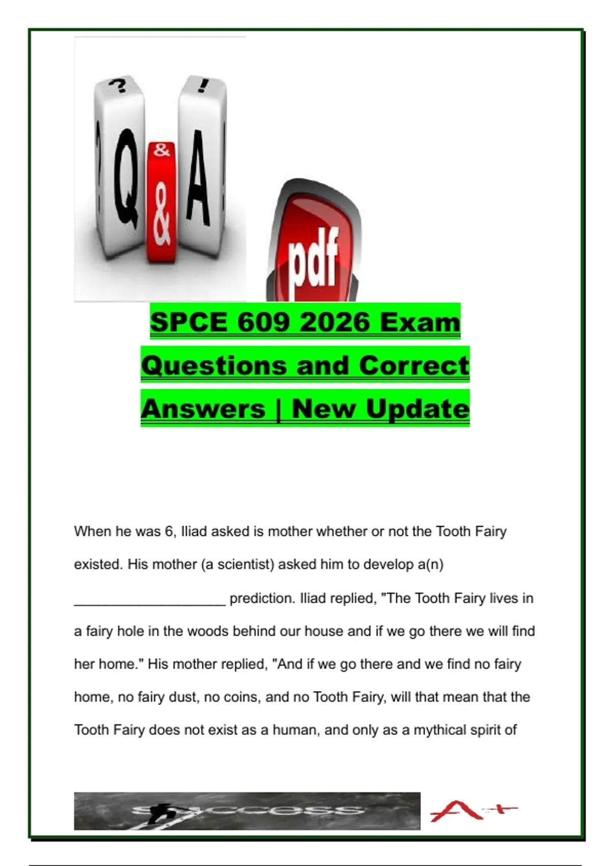SPCE 609 Applied Behavior Analysis Final Exam Prep – 150+ Questions ...