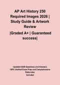 AP Art History 250 Required Images 2026 &vert; Study Guide & Artwork Review