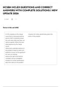 NCSBN NCLEX QUESTIONS AND CORRECT ANSWERS WITH COMPLETE SOLUTIONS &vert; NEW UPDATE 2026