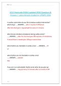 ACLS Heartcode EXAM &lpar;updated 2026&rpar; Questions & &NewLine;Answers &vert; Latest Already Graded A&plus; UPDATE 2026 