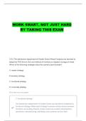 WPC 480 QUIZZES QUESTIONS AND CORRECT ANSWERS