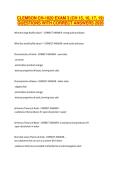 CLEMSON CH-1020 EXAM 3 &lpar;CH 15&comma; 16&comma; 17&comma; 19&rpar; QUESTIONS WITH CORRECT ANSWERS 2026&period;