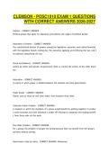 CLEMSON - POSC1010 EXAM 1 QUESTIONS WITH CORRECT ANSWERS 2026-2027