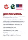 OSHA BASIC ORIENTATION PLUS UPDATED FINAL EXAM QUESTIONS AND ANSWERS SURE 