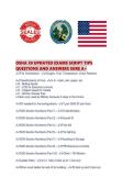 OSHA 30 UPDATED EXAMS SCRIPT TIPS QUESTIONS AND ANSWERS SUR