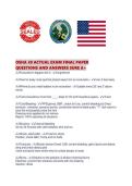 OSHA 30 ACTUAL EXAM FINAL PAPER QUESTIONS AND ANSWERS SURE A&period;pdf