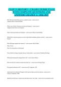 CLEP US HISTORY 1 CRASH COURSE EXAM WITH COMPLETE QUESTIONS AND ANSWERS GRADED A&plus; 2026-2027&NewLine;