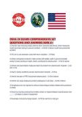 OSHA 30 EXAMS COMPREHENSIVE SET QUESTIONS AND ANSWERS SURE 