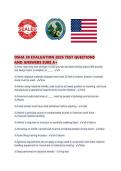 OSHA 30 EVALUATION 2026 TEST QUESTIONS AND ANSWERS SURE A&period;pdf&NewLine;&NewLine;1&period; Document information