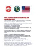 OSHA 30 STUDY 2026 EXAM QUESTIONS AND ANSWERS SURE A&period;pdf