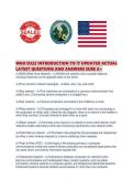 WGU D322 INTRODUCTION TO IT UPDATED ACTUAL LATEST QUESTIONS AND ANSWERS SURE