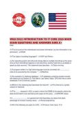 WGU D322 INTRODUCTION TO IT CORE 2026 MAIN EXAM QUESTIONS AND ANSWERS SURE 