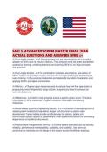SAFE 5 ADVANCED SCRUM MASTER FINAL EXAM ACTUAL QUESTIONS AND ANSWERS SURE A&period;pdf