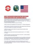 SAFE 5 ADVANCED SCRUM MASTER 2026 EXAM PAPER QUESTIONS AND ANSWERS SURE