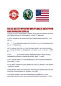 CIS 105 LATEST COMPREHENSIVE EXAM QUESTIONS AND ANSWERS SURE A&period;pdf