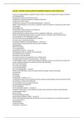 NUR 302 - CHAPTER 14 EXAM QUESTIONS ANSWERED CORRECTLY LATEST UPDATE 2026