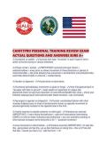 CANFITPRO PERSONAL TRAINING REVIEW EXAM ACTUAL QUESTIONS AND ANSWERS SURE A&period;pdf
