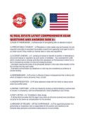 NJ REAL ESTATE LATEST COMPREHENSIVE EXAM QUESTIONS AND ANSWERS SURE A&period;pdf
