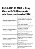 RNSG-1301 E3  &vert; MOA &plus; Drug Class &vert; with 100- accurate solutions &plus; rationales 2026&period;