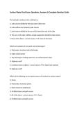 Surface Water Final Exam&colon; Questions&comma; Answers & Complete Revision Guide
