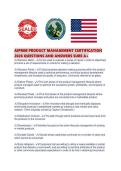 AIPMM PRODUCT MANAGEMENT CERTIFICATION 2026 QUESTIONS AND ANSWERS SURE A&period;pdf