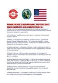 AIPMM PRODUCT MANAGEMENT UPDATED FINAL EXAM QUESTIONS AND ANSWERS SURE A&period;pdf