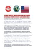 AIPMM PRODUCT MANAGEMENT LATEST EXAMS SCRIPT ALL QUESTIONS AND ANSWERS SURE A&period;pdf