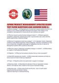 AIPMM PRODUCT MANAGEMENT UPDATED EXAMS TEST PAPER QUESTIONS AND ANSWERS SURE A&period;pdf