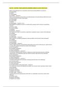 NUR 302 - CHAPTER 17 EXAM QUESTIONS ANSWERED CORRECTLY LATEST UPDATE 2026